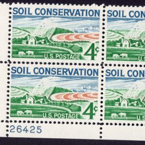 Scott #1133 Soil Conservation Plate Block of 4 Stamps - MNH P#26425 LL