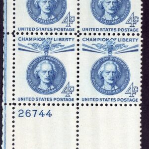 Scott #1165 Baron Gustaf Mannerheim Plate Block of 4 Stamps - MNH P#26744