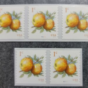 Scott #5037 Albemarle Apples 3 & 2 stamp coils - MNH