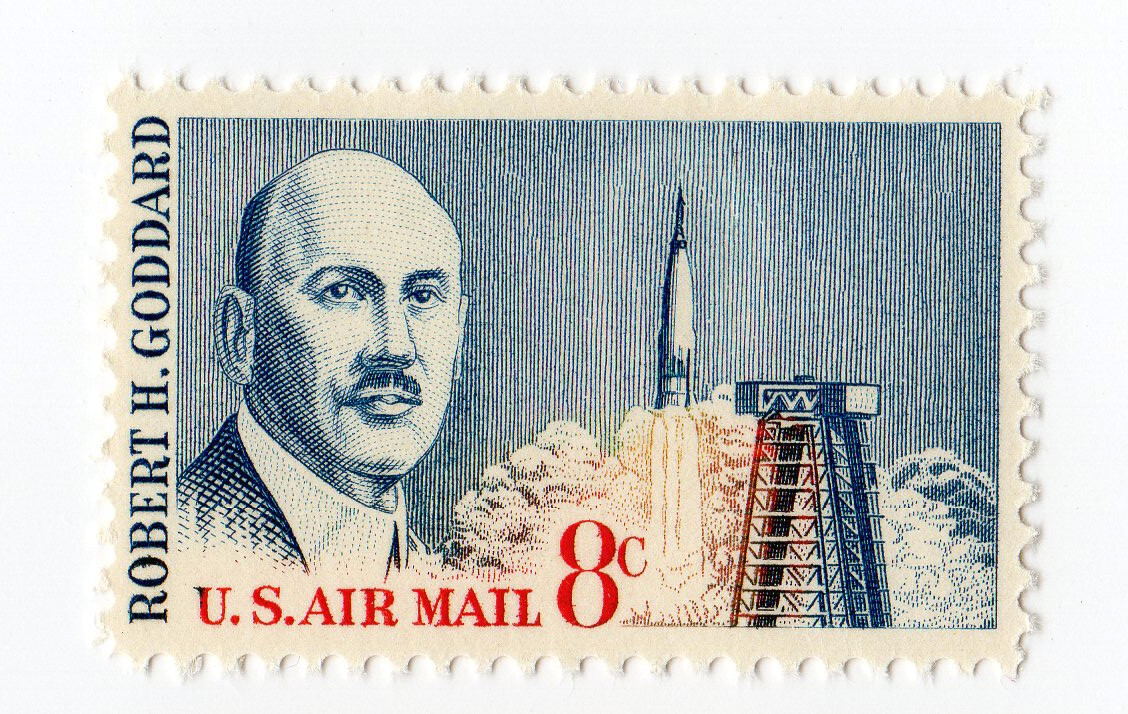 Scott #c69 Robert H. Goddard Rocket Scientist Single Airmail Stamp - MNH