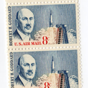 Scott #c69 Robert H. Goddard Rocket Scientist Pair of Airmail Stamps - MNH