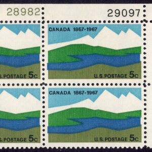 Scott #1324 Canada Plate Block of 4 Stamps - MNH
