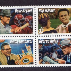 Scott #3146a (3143-46) Football Coaches Block of 4 Stamps - MNH