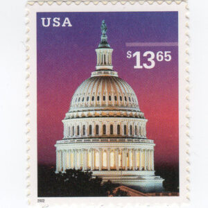 Scott #3648 $13.65 Capitol Dome at Dusk Single Stamp - MNH #2