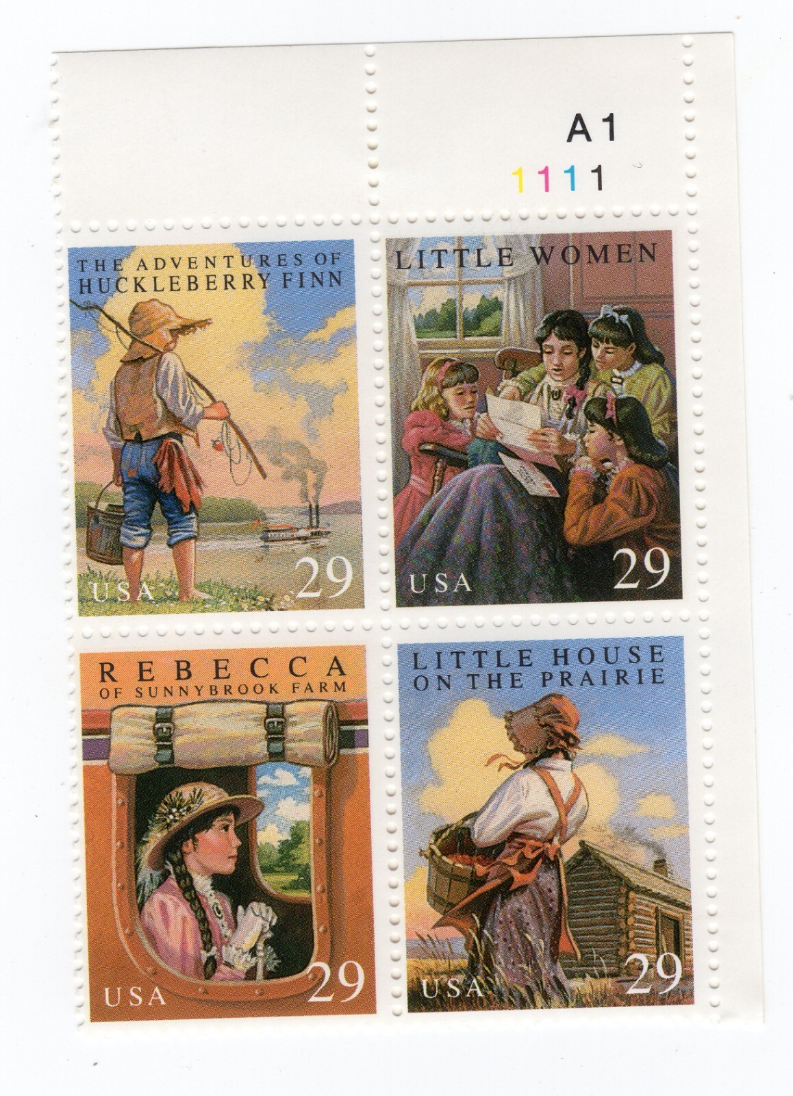 Scott #2788a (2785-2788) Children's Classics Plate Block of 4 Stamps - MNH