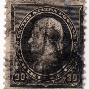 Scott #228 Thomas Jefferson Single Stamp - Used