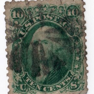 Scott #68 George Washington Single Stamp - Used VF