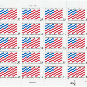 Scott #3331 Honoring Those Who Served Sheet of 20 Stamps - MNH