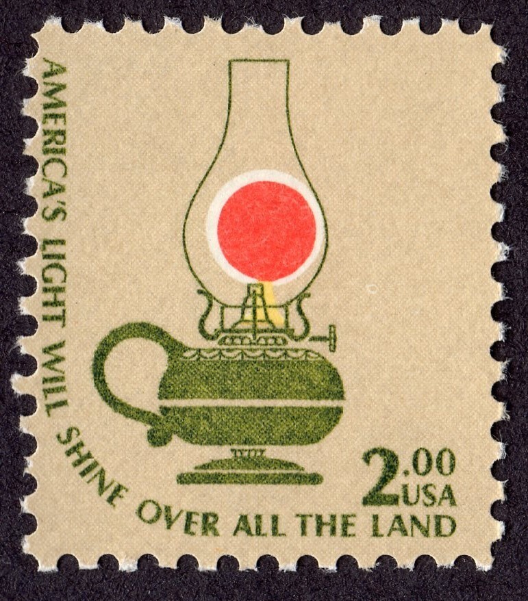 Scott #1611 $2 Lantern "America's Light" Single Stamp - MNH