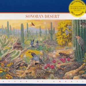 Scott #3293 Sonoran Desert (Nature Series) Sheet of 10 Stamps - Sealed Blue