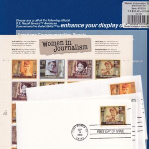 Scott #3668a (3665-68) Women In Journalism Sheet of 20 Stamps w/FDC - Sealed Blu