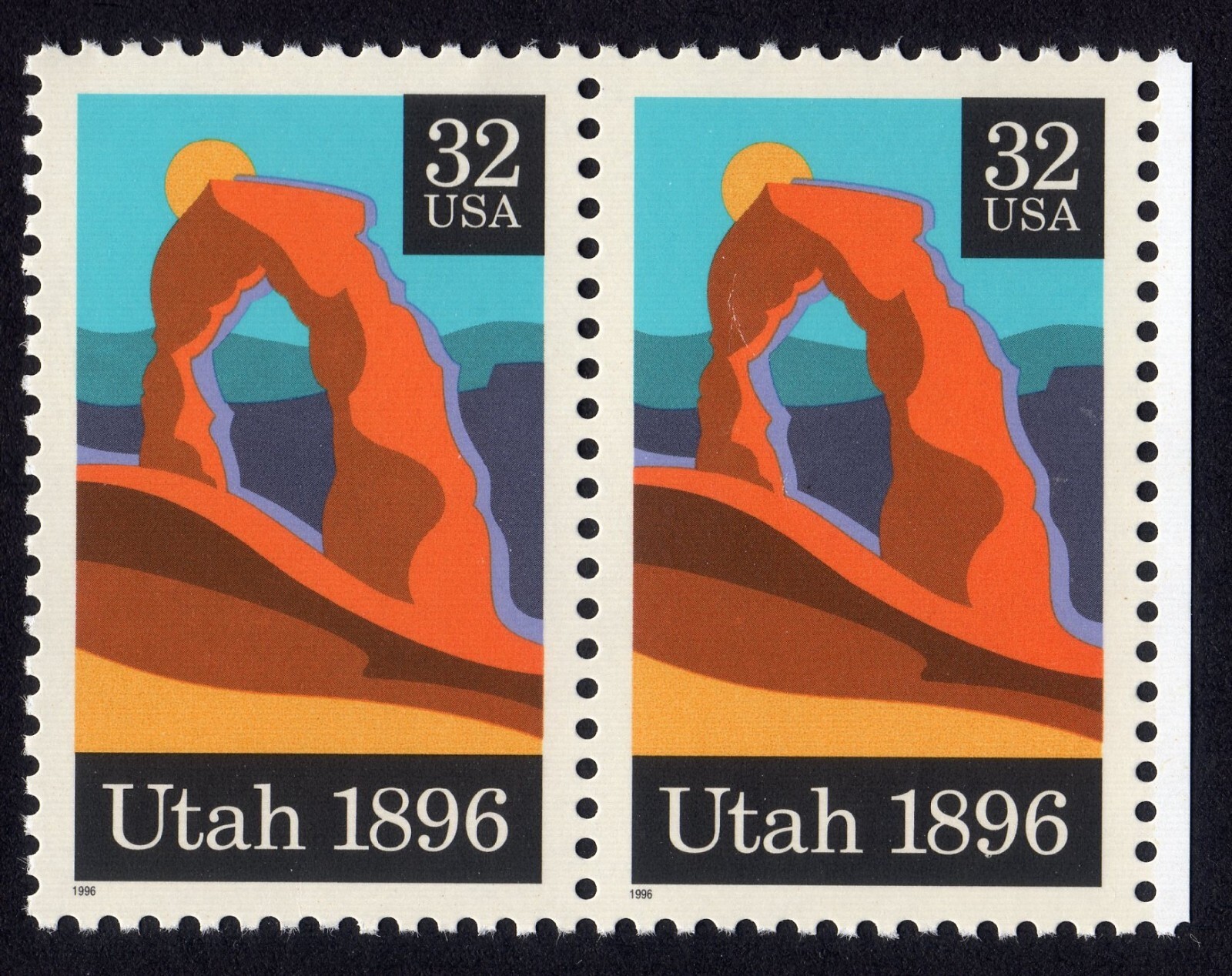 Scott #3024 Utah Pair of Stamps - MNH