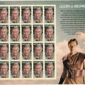Scott #4892 Charlton Heston (Ben-Hur, Moses) Sheet of 20 Stamps - MNH