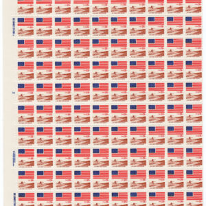 Scott #1890 Flag Amber Grain Field Sheet of 100 Stamps - MNH P#2 #1