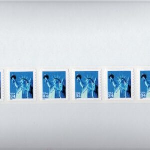 Scott #3466 Statue of Liberty Blue 25 Stamp Coil (PNC25) - Sealed P#1111
