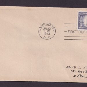 Scott #909 Poland Washington DC 06-22-1943 FDC
