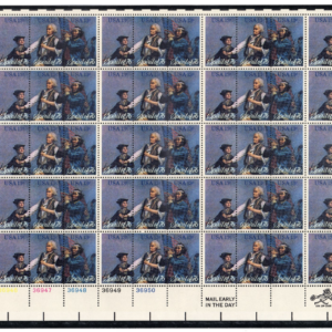 Scott #1631a (1629-31) Spirit of 76 Full Sheet of 50 Stamps - MNH