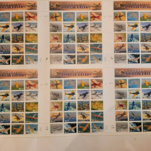 Scott #3142 Classic American Aircraft UNCUT sheet (120 stamps) MNH