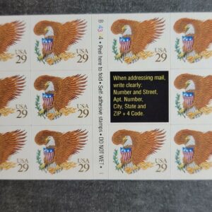 Scott #2595a Eagle & Shield Booklet of 17 Stamps - MNH