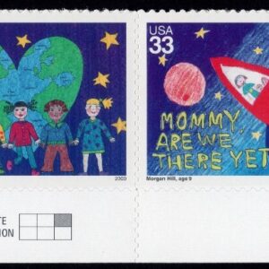 Scott #3417 (3414-17) Stampin The Future Plate Block of 4 Stamps - MNH