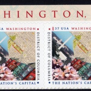Scott #3813 Washington D.C. Horizontal Title Strip of 4 Stamps - MNH