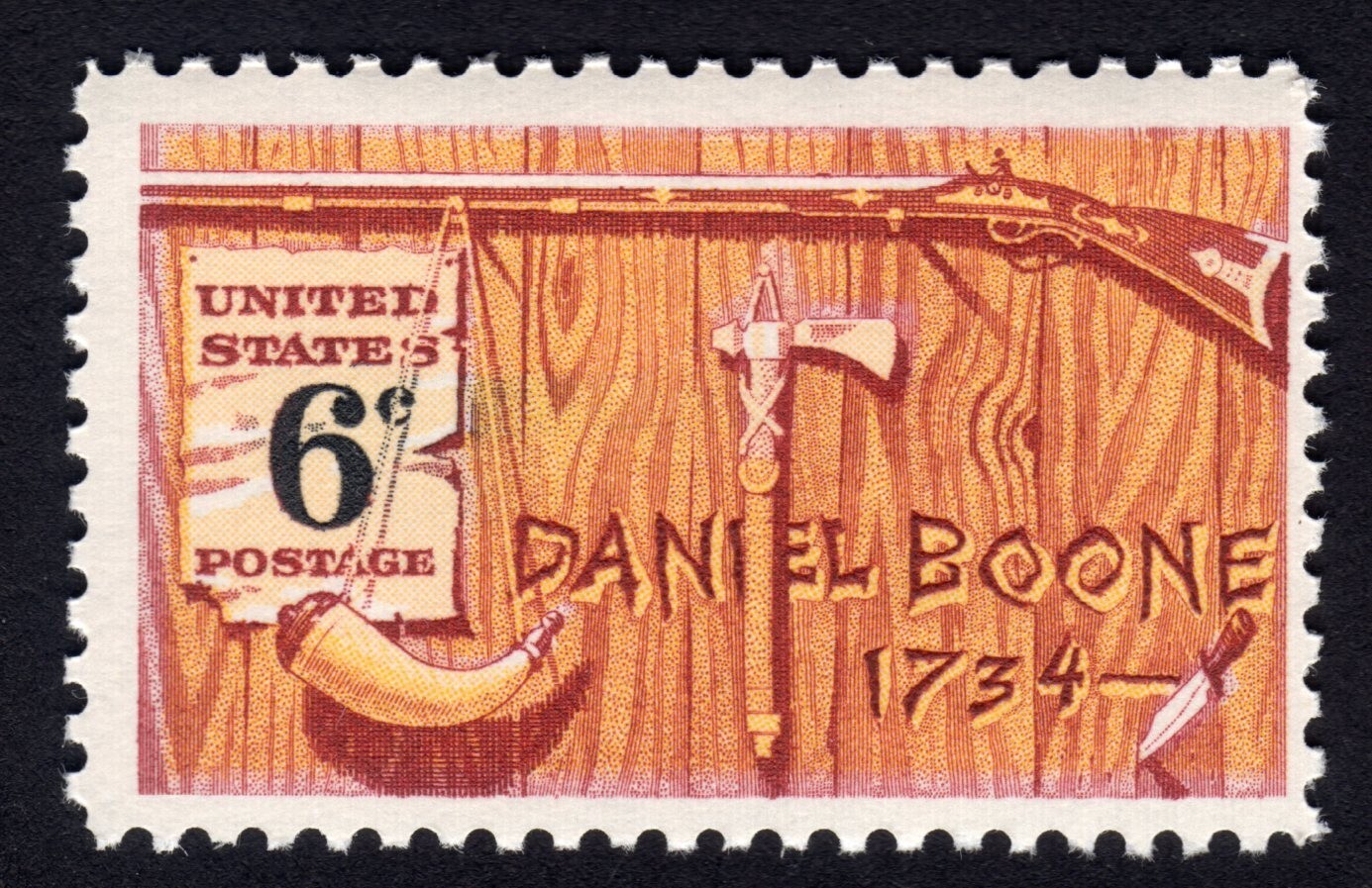 Scott #1357 Daniel Boone Single Stamp - MNH