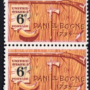 Scott #1357 Daniel Boone Pair of Stamps - MNH