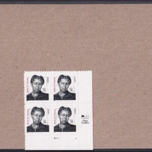 Scott #3431 Hattie Carraway Plate Block Of 4 Stamps - Sealed
