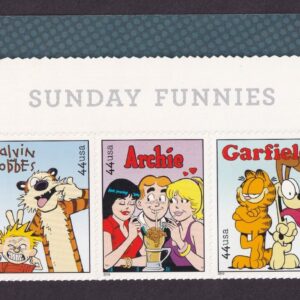 Scott #4471a (4467-71) Sunday Funnies Horizontal Title Strip of 5 Stamps - MNH