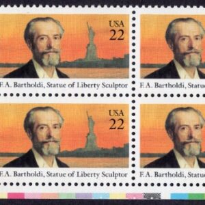 Scott #2147 F.A. Bartholdi Statue of Liberty Plate Strip of 10 Stamps - MNH