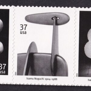 Scott #3861a (3857-3861) Isamu Noguchi Strip (Block) of 5 Stamps - MNH Center