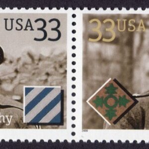 Scott # 3396a Distinguished Soldiers Block (Strip) of 4 Stamps - MNH