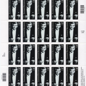 Scott #3521 Leonard Bernstein Full Sheet of 20 Stamps - MNH