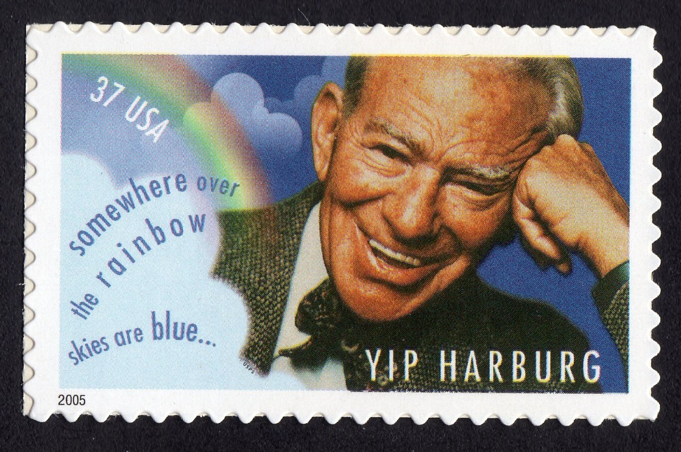 Scott #3905 Yip Harburg (Somewhere Over The Rainbow) Single Stamp - MNH