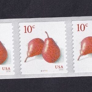 Scott #5039 Pears (10¢) PNC9 Plate # Coil of 9 Stamps - MNH