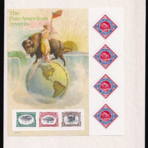 Scott #3505 Pan-American Inverts Sheet of 7 Stamps - Sealed White