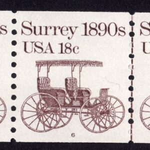 Scott #1907 Surrey 1890s PNC3 Stamp Coil - MNH P#6