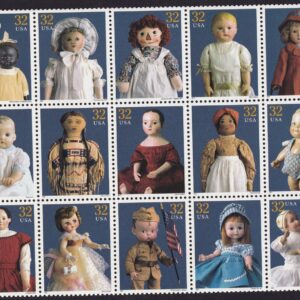 Scott #3151 American Dolls Block of 15 Stamps - MNH