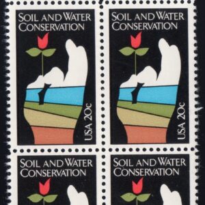 Scott #2074 Soil & Water Conservation Block of 4 Stamps - MNH