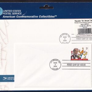 Scott #3835 Dr. Seuss Ceremony Keepsake & FDC