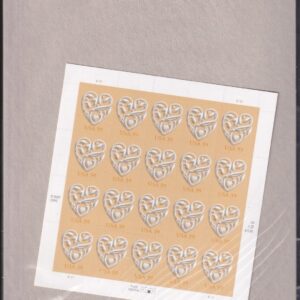 Scott #4272 Wedding Hearts 2 ounce Sheet Of 20 Stamps - Sealed