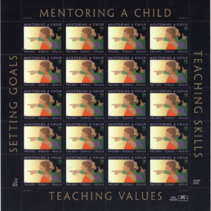 Scott #3556 Mentoring a Child (Teaching) Full Sheet of 20 Stamps - MNH