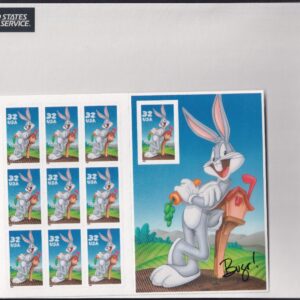 Scott #3137 Bugs Bunny Sheet of 10 Stamps - Sealed White