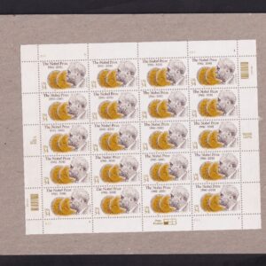 Scott #3504 NOBEL PRIZE (Chemistry) Sheet of 20 34¢ Stamps - Sealed Brown