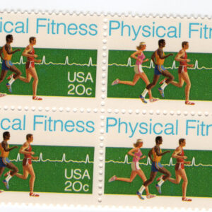 Scott #2043 Physical Exercise (Running) Block of 4 Stamps - MNH