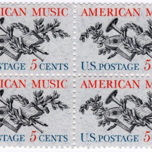 Scott #1252 American Music Block of 4 Stamps - MNH