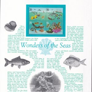 Scott #CP450 (2866a) Wonders of the Sea Commemorative Panel of 4 Stamps