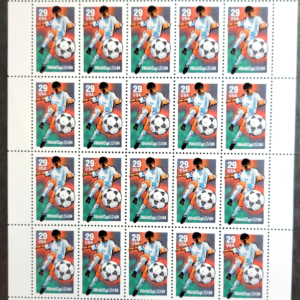 Scott #2834 World Cup Soccer 29c Sheet of 20 Stamps - MNH