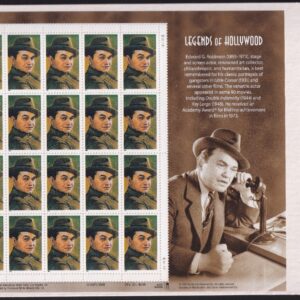 Scott #3446 Edward G. Robinson Sheet of 20 Stamps - Sealed White