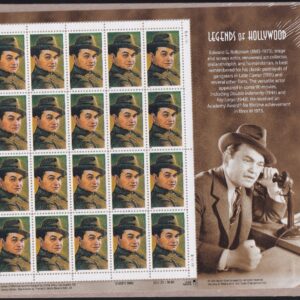 Scott #3446 Edward G. Robinson Sheet of 20 Stamps - Sealed Brown